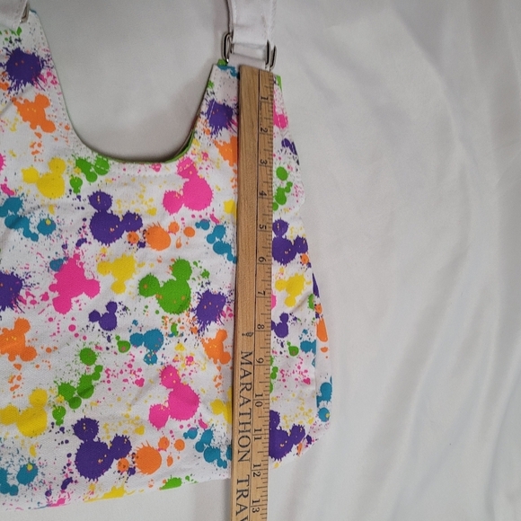 Walt Disney World Mickey Mouse Splatter Paint Purse Bag - Picture 10 of 11
